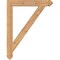 Ekena Millwork Traditional Arts & Crafts Smooth Bracket, Western Red Cedar, 3 1/2"W x 28"D x 36"H BKT04X28X36TRA03SWR - alternate 2